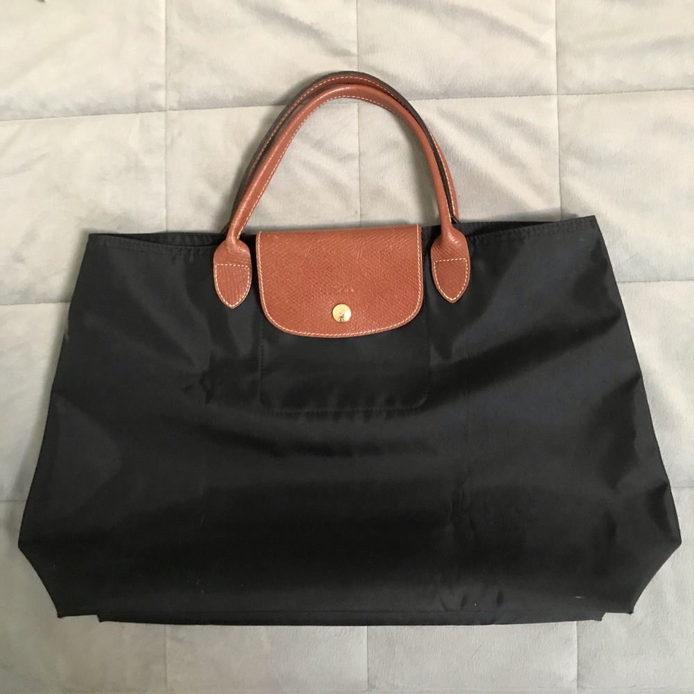Medium Longchamp Le Pilage Top Handle Tote Bag
